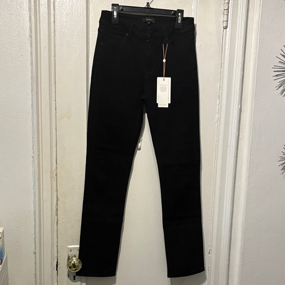 Quince Women’s Skinny Jeans in Black